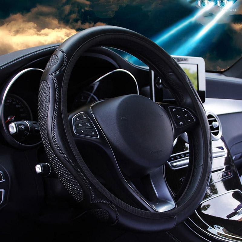 Steering Wheel Covers Car Cover Skidproof Universal Auto Anti-Slip Embossing Leather Car-styling Accessories
Steering Wheel Covers Car Cover Skidproof Universal Auto Anti-Slip Embossing Leather Car-styling Accessories