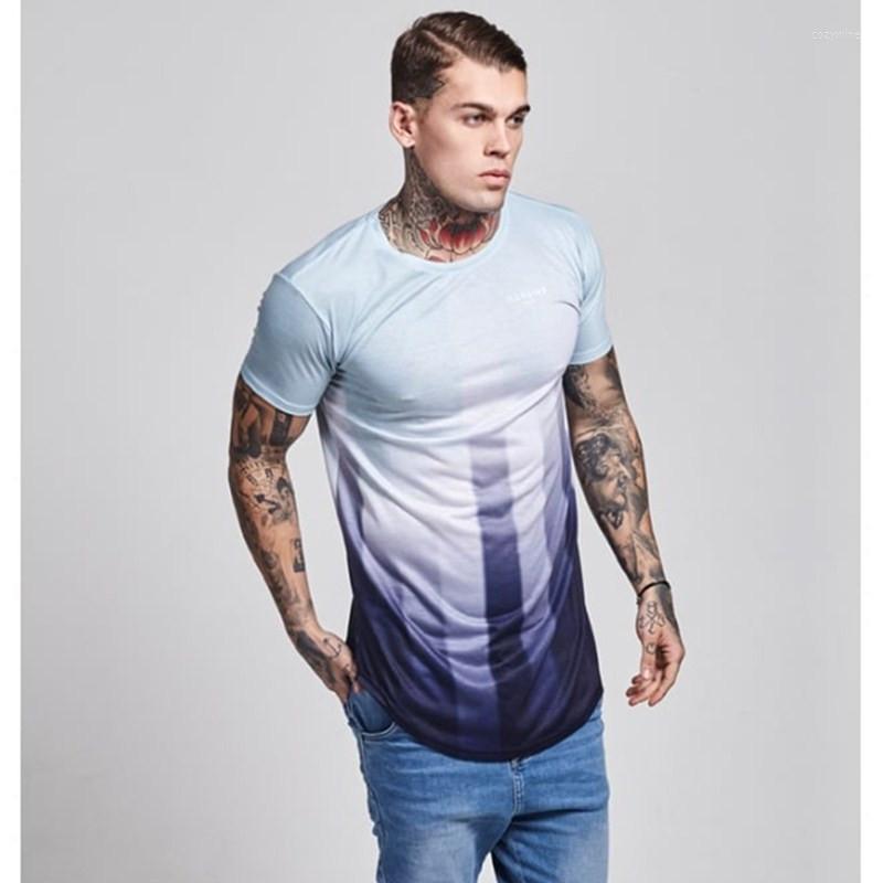 Men's T Shirts Summer Crew Neck Stripe Shirt Men Gyms Bodybuilding Fitness O-neck Gradient Tops Male Street Casual Fashion Clothes Man, Pink
Men's T Shirts Summer Crew Neck Stripe Shirt Men Gyms Bodybuilding Fitness O-neck Gradient Tops Male Street Casual Fashion Clothes Man, Pink