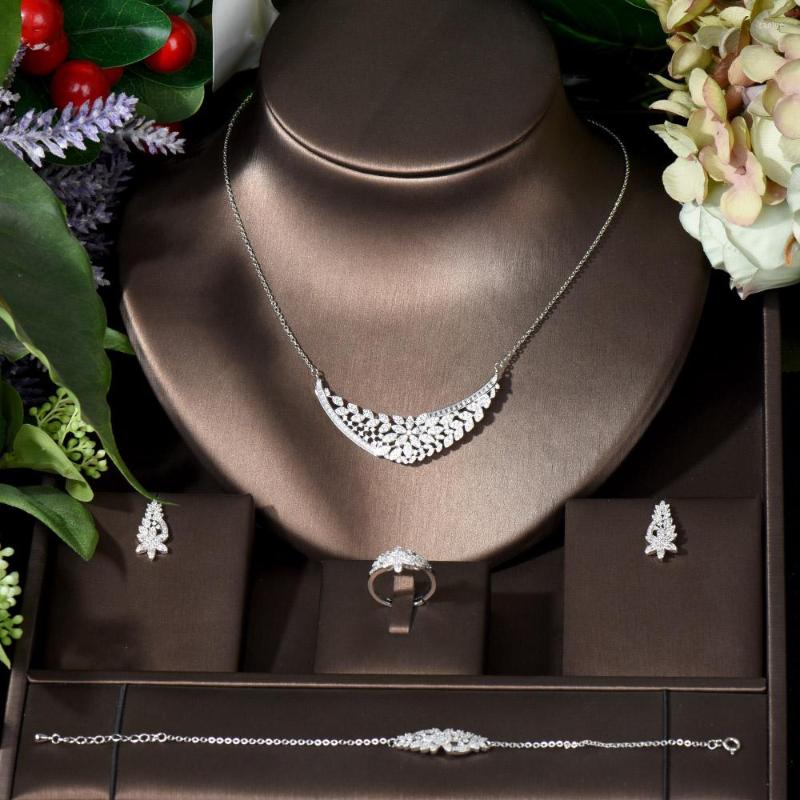 Necklace Earrings Set Fashion Brilliant Round Crystal Bridal And Earring Dubai Nigeria White Gold Color Women Wedding N-853, Picture shown
Necklace Earrings Set Fashion Brilliant Round Crystal Bridal And Earring Dubai Nigeria White Gold Color Women Wedding N-853, Picture shown