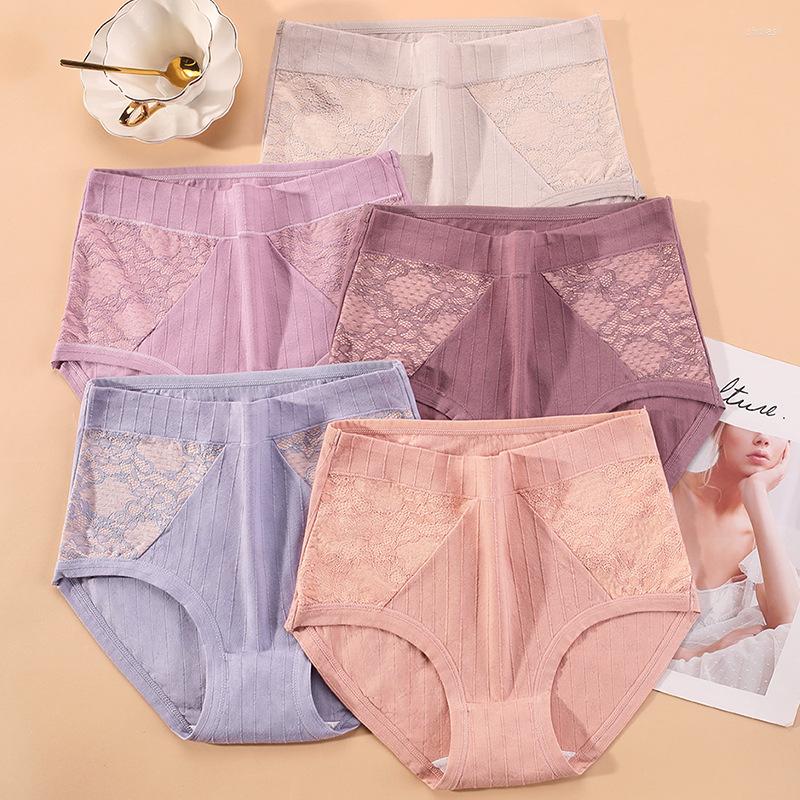 Women's Panties Women's High Waist Cotton Lace Antibacterial Breathable Ladies Large Size Briefs
Women's Panties Women's High Waist Cotton Lace Antibacterial Breathable Ladies Large Size Briefs