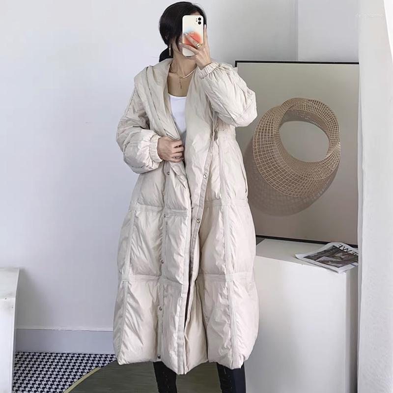 Women's Down 90 White Duck Coat Of Women 2022 Winter Loose Warm Hooded Padded Jacket Long Fashion Oversize Outwear Female, Black
Women's Down 90 White Duck Coat Of Women 2022 Winter Loose Warm Hooded Padded Jacket Long Fashion Oversize Outwear Female, Black