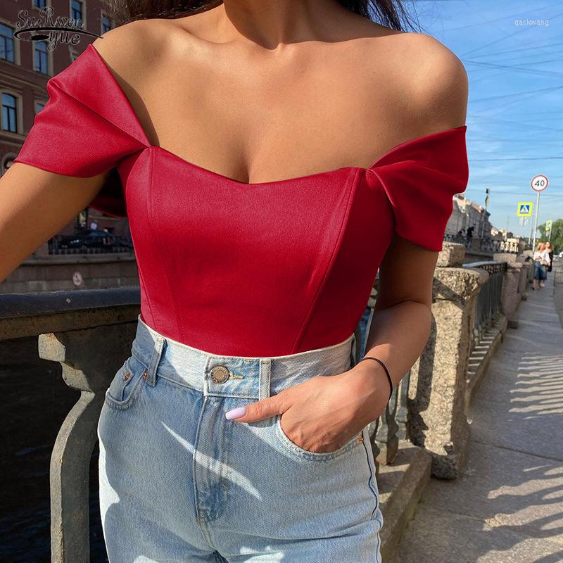 Women' T Shirts Summer Solid Puff Sleeve Satin Blouse 2022 Women' Slash Neck Tops Women Sexy Off Shoulder Short Shirt 19466, Black
Women' T Shirts Summer Solid Puff Sleeve Satin Blouse 2022 Women' Slash Neck Tops Women Sexy Off Shoulder Short Shirt 19466, Black