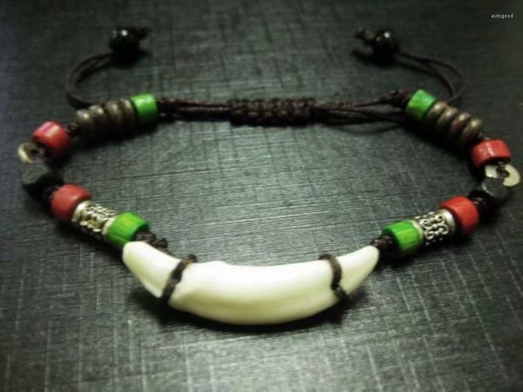 Strand 10 Pcs Tibetan Tribal Real Wolf Tooth Teeth Bracelet Adjustable Cotton Cord With Beads Jewelry
Strand 10 Pcs Tibetan Tribal Real Wolf Tooth Teeth Bracelet Adjustable Cotton Cord With Beads Jewelry
