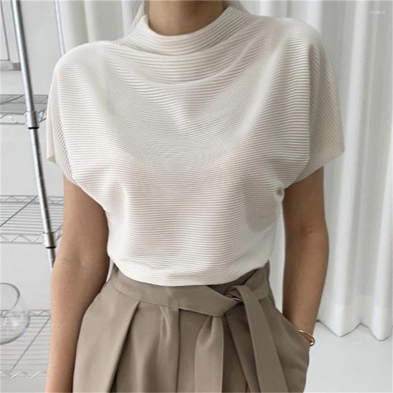 Women's Blouses Alien Kitty Summer High Quality Mock Neck Short Sleeve Women 2022 Chic Casual Slim Mujer Loose All Match Tees, Black
Women's Blouses Alien Kitty Summer High Quality Mock Neck Short Sleeve Women 2022 Chic Casual Slim Mujer Loose All Match Tees, Black