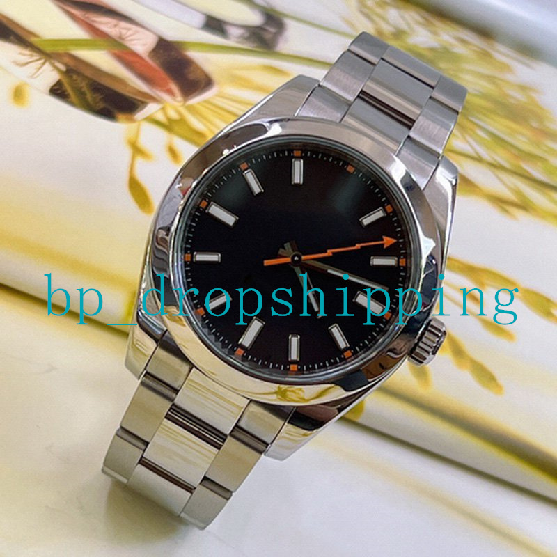Top Brand Mens Watch 40mm Black dial Asia 2813 Movement Mechanical Automatic President Stainless Steel Sapphire Watches Self-winding Men's Wristwatches, Add box
Top Brand Mens Watch 40mm Black dial Asia 2813 Movement Mechanical Automatic President Stainless Steel Sapphire Watches Self-winding Men's Wristwatches, Add box