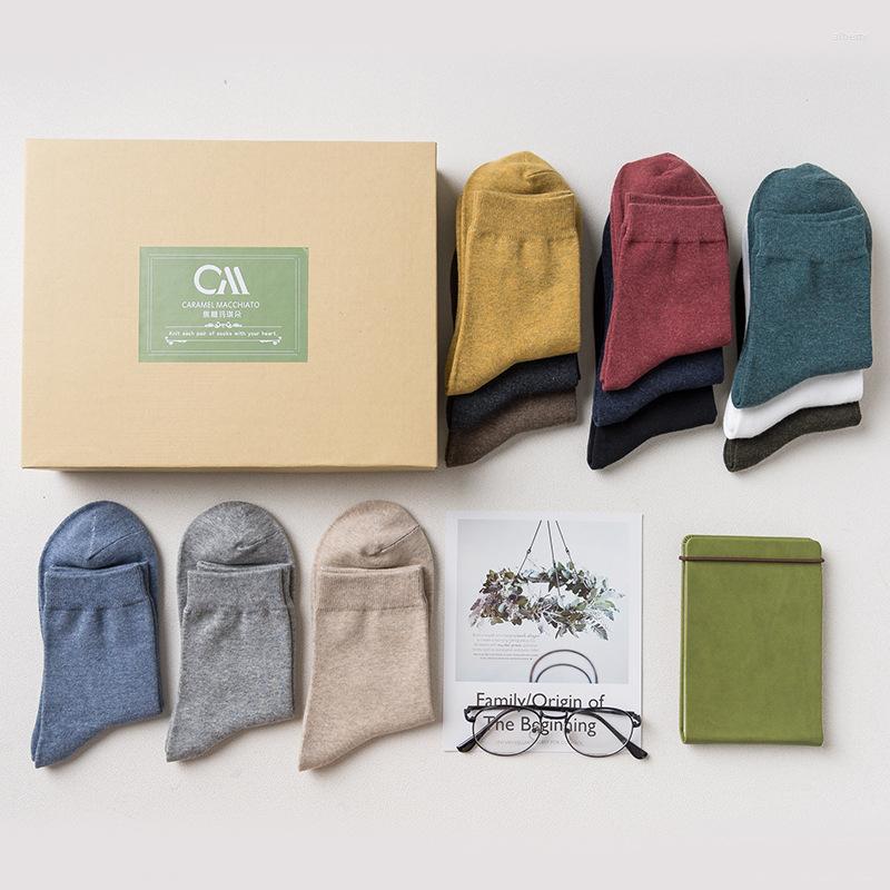 Men's Socks 12 Pairs/box Caramella Autumn Winter Black Pure Color White Mens Christmas Gifts For Men, 53012color
Men's Socks 12 Pairs/box Caramella Autumn Winter Black Pure Color White Mens Christmas Gifts For Men, 53012color