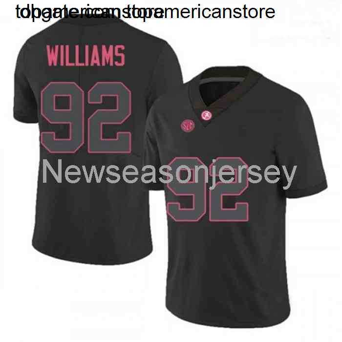 Stitched Men's Women Youths Quinnen Williams Alabama Crimson Tide Black NCAA Football Jersey Custom any name number XS-5XL 6XL, As pic
Stitched Men's Women Youths Quinnen Williams Alabama Crimson Tide Black NCAA Football Jersey Custom any name number XS-5XL 6XL, As pic