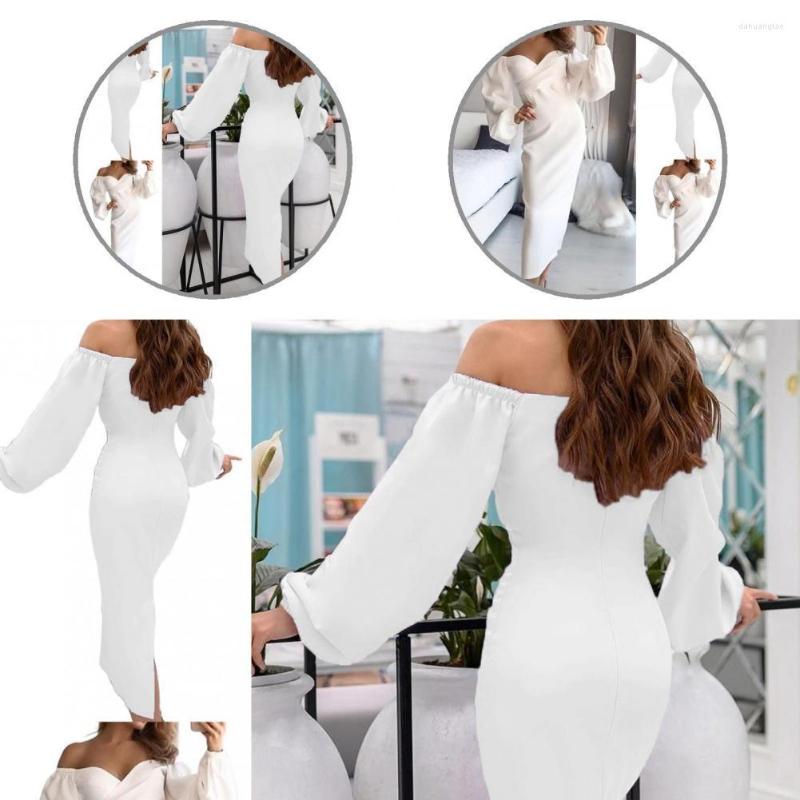 Casual Dresses Skin-friendly Sweet Strapless Mid-Calf Party Dress All Match Women Puff Sleeve Sundress, White
Casual Dresses Skin-friendly Sweet Strapless Mid-Calf Party Dress All Match Women Puff Sleeve Sundress, White