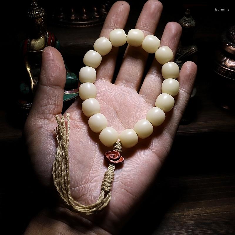 Bangle High End Original Natural Old Material White Jade Bodhi Root Buddha Bead Hand String Male Bracelet Female Plate Play
Bangle High End Original Natural Old Material White Jade Bodhi Root Buddha Bead Hand String Male Bracelet Female Plate Play