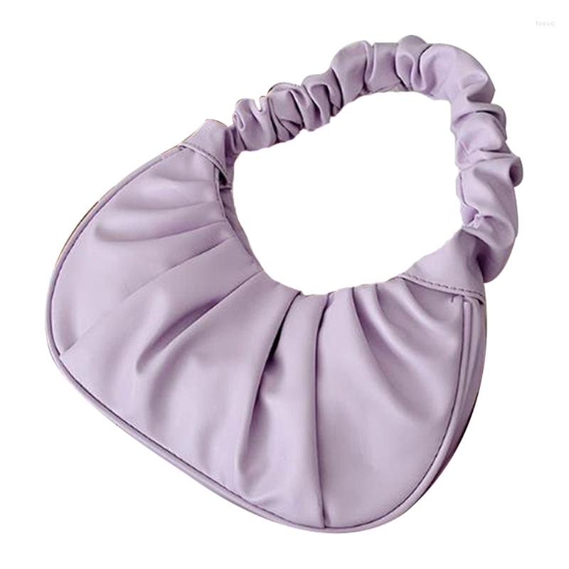 Duffel Bags Summer Pleated Handbags Women Underarm Bag Vintage Design PU Leather Ladies Small Shoulder Female Tote Purse, Purple
Duffel Bags Summer Pleated Handbags Women Underarm Bag Vintage Design PU Leather Ladies Small Shoulder Female Tote Purse, Purple