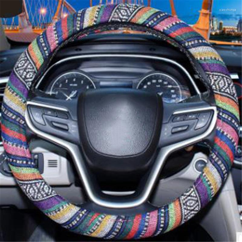 Steering Wheel Covers Car Cover Universal Ethnic Style Steering-wheel Accessories Linen Auto Decoration
Steering Wheel Covers Car Cover Universal Ethnic Style Steering-wheel Accessories Linen Auto Decoration