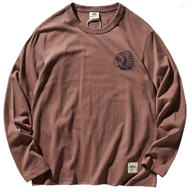Men's T Shirts 2022 Autumn Long-Sleeved T-shirt Men Cool Duplex Printing Trendy Simple Round Neck Bottoming Tops, Brown
Men's T Shirts 2022 Autumn Long-Sleeved T-shirt Men Cool Duplex Printing Trendy Simple Round Neck Bottoming Tops, Brown