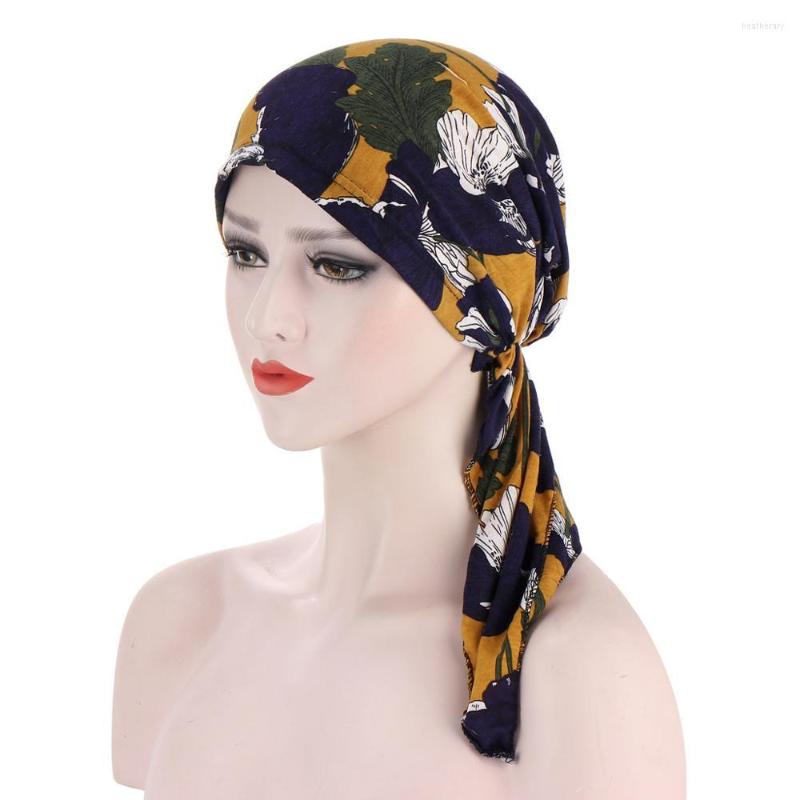 Ethnic Clothing Fashion Flower Print Women Turban Hijab Caps Long Tails Headscarf Bonnet Muslim Inner Hijabs Arab Wrap Head Scarf Turbante
Ethnic Clothing Fashion Flower Print Women Turban Hijab Caps Long Tails Headscarf Bonnet Muslim Inner Hijabs Arab Wrap Head Scarf Turbante