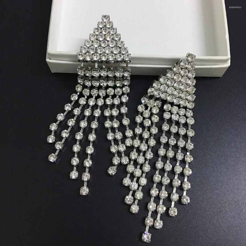 Stud Earrings 2022AR Fashion Jewelry Heavy Industry Triangular Strip Tassel Diamond Earring Clip For Women
Stud Earrings 2022AR Fashion Jewelry Heavy Industry Triangular Strip Tassel Diamond Earring Clip For Women