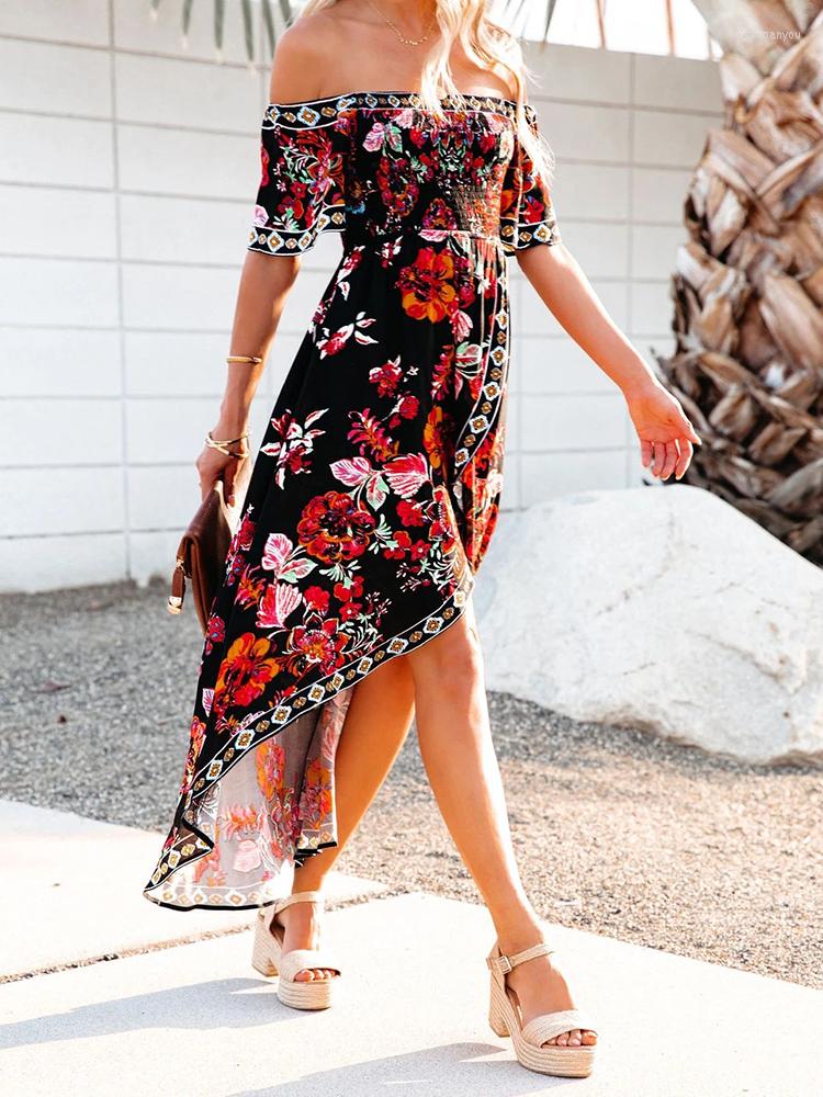 Party Dresses White Off Shoulder Dress Summer Women Vintage Floral Print Short Sleeve Irregular Midi Female Sexy Backless Beach
Party Dresses White Off Shoulder Dress Summer Women Vintage Floral Print Short Sleeve Irregular Midi Female Sexy Backless Beach