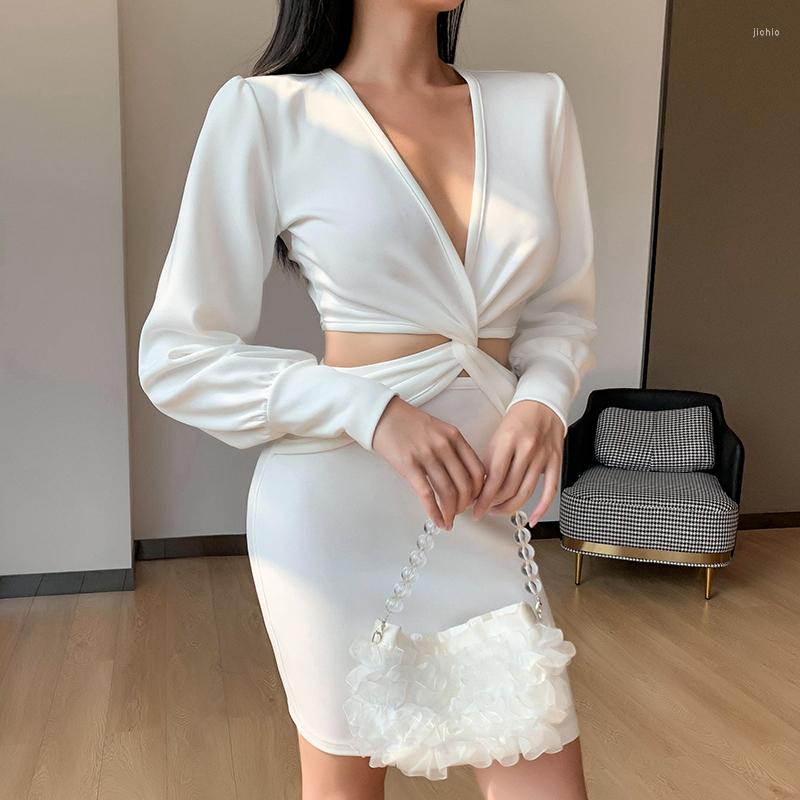 Casual Dresses Women' Long Sleeve Puff Sexy Fashion Pure Color Mini Dress Deep V-Neck Waist Cross Hollow Out, Black
Casual Dresses Women' Long Sleeve Puff Sexy Fashion Pure Color Mini Dress Deep V-Neck Waist Cross Hollow Out, Black