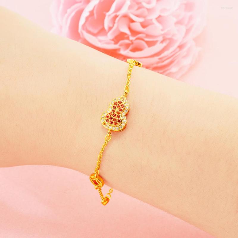 Link Bracelets Chain Gold For Women Vintage Bangle Luxury Crystal Rhinestone Gourd Charm Christmas Gifts Jewelry
Link Bracelets Chain Gold For Women Vintage Bangle Luxury Crystal Rhinestone Gourd Charm Christmas Gifts Jewelry