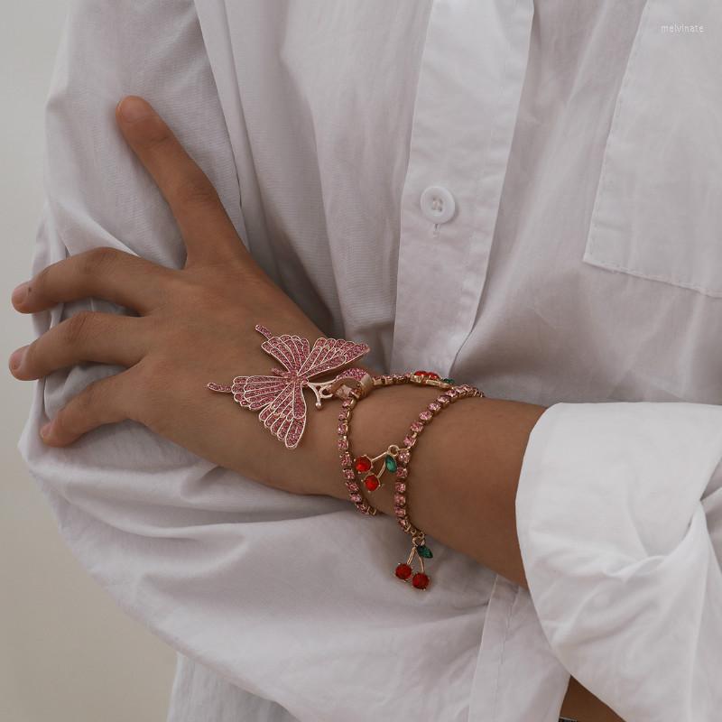 Link Bracelets Butterfly Bracelet Ladies Simple Personality Claw Chain Women Multicolor Set Retro Style Jewelry
Link Bracelets Butterfly Bracelet Ladies Simple Personality Claw Chain Women Multicolor Set Retro Style Jewelry
