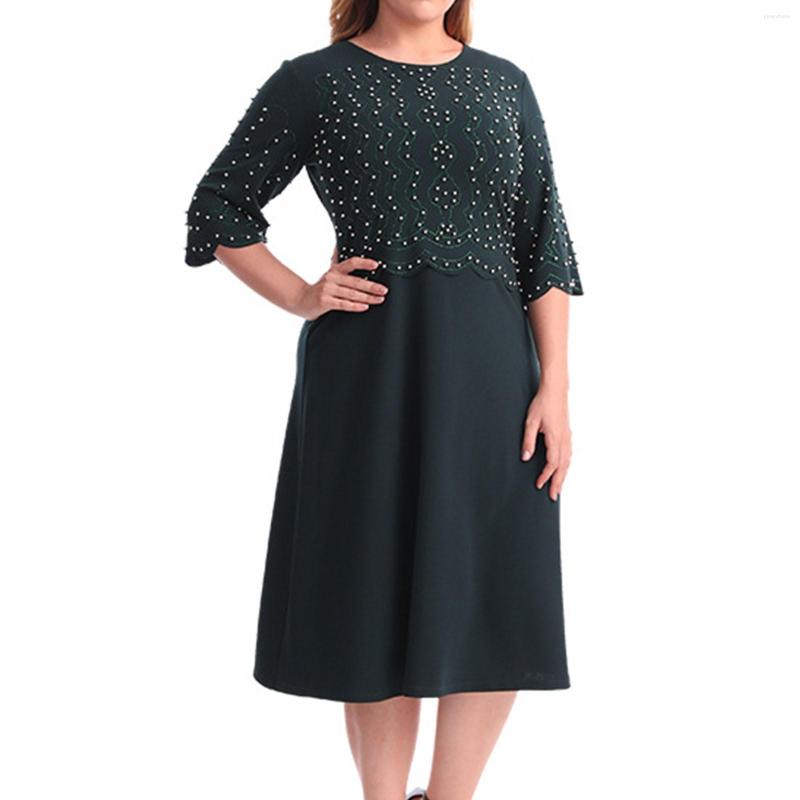Casual Dresses Elastic Waist For Women 2023 Lady Elegant Knitting Lace Cape Dress Work 3/4 Sleeve, Green
Casual Dresses Elastic Waist For Women 2023 Lady Elegant Knitting Lace Cape Dress Work 3/4 Sleeve, Green