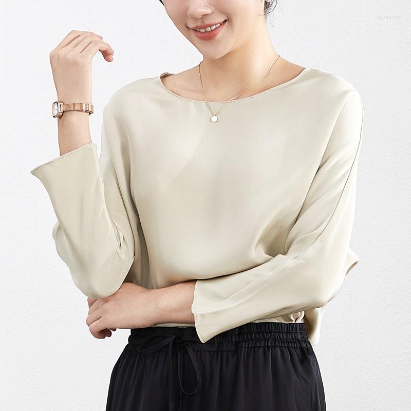 Women's T Shirts Birdsky Summer 1PC Women Long Sleeve Tee Office Lady Blouses Top 30M Mulberry Silk Solid Colors. S-397, Black
Women's T Shirts Birdsky Summer 1PC Women Long Sleeve Tee Office Lady Blouses Top 30M Mulberry Silk Solid Colors. S-397, Black