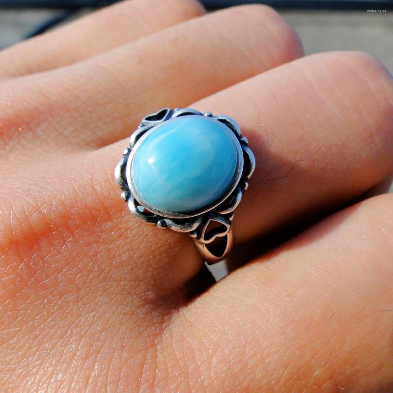 Cluster Rings Man Antique Engagement White Gold Plating 925 Sterling Silver Blue Larimar 9X11mm Ring Wholesale
Cluster Rings Man Antique Engagement White Gold Plating 925 Sterling Silver Blue Larimar 9X11mm Ring Wholesale