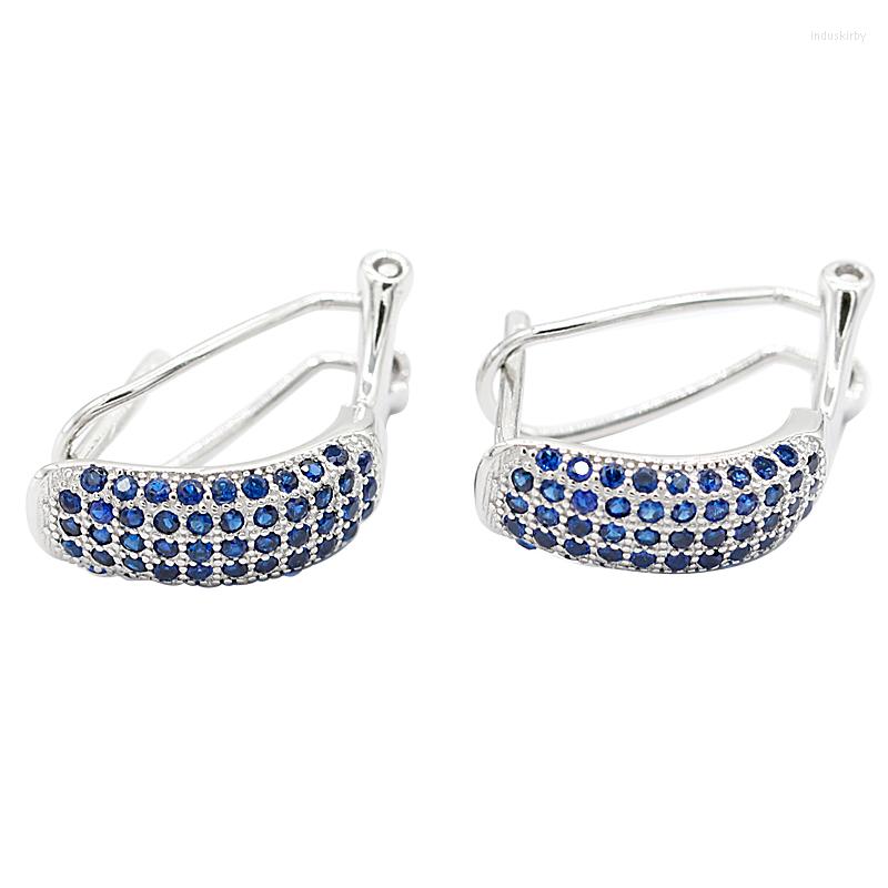Hoop Earrings 925 Sterling Silver Geometric Shape With Royal Blue Zircon Stones Ear Jewelry For Women Wedding Engagement Gift
Hoop Earrings 925 Sterling Silver Geometric Shape With Royal Blue Zircon Stones Ear Jewelry For Women Wedding Engagement Gift