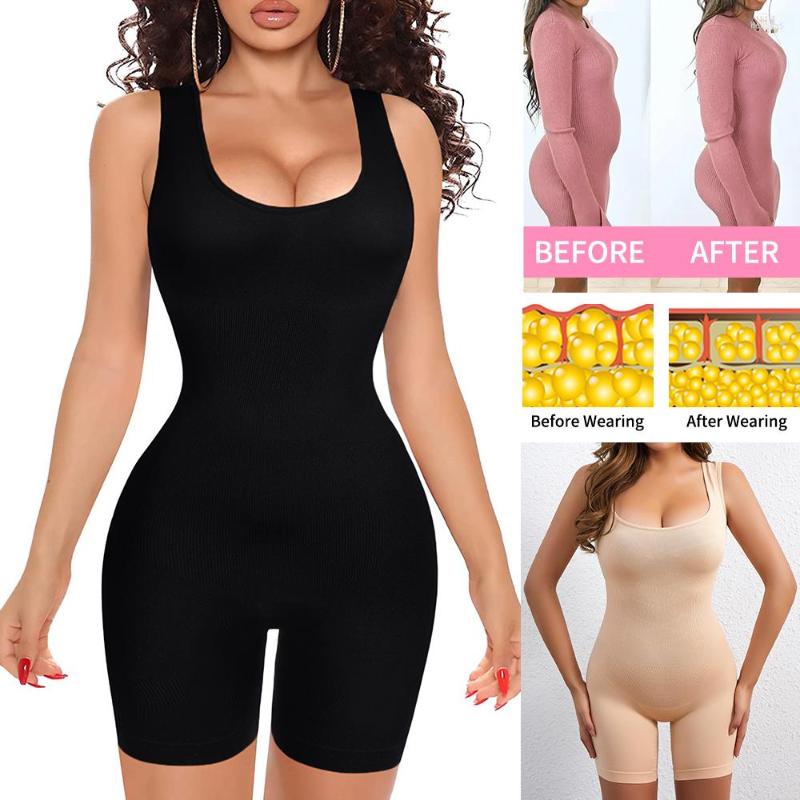 Women's Shapers Women Shapewear Bodysuits Seamless Firm Control Full Body Shaper Vest Thigh Slimmer Underwear Girdle Shirts Slimming Tank, Beige
Women's Shapers Women Shapewear Bodysuits Seamless Firm Control Full Body Shaper Vest Thigh Slimmer Underwear Girdle Shirts Slimming Tank, Beige