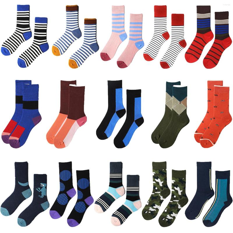 Men's Socks 1 Pair Colorful Combed Cotton Striped Camouflage Pattern Long Tube Happy Men Novelty Skateboard Crew Casual Crazy So
Men's Socks 1 Pair Colorful Combed Cotton Striped Camouflage Pattern Long Tube Happy Men Novelty Skateboard Crew Casual Crazy So