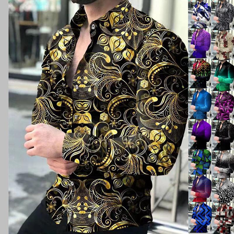 Men's Casual Shirts 2022 Men's Spring Autumn Retro Printed Long Sleeve Thin Button Loose Shirt Plus Size Streetwear, 12
Men's Casual Shirts 2022 Men's Spring Autumn Retro Printed Long Sleeve Thin Button Loose Shirt Plus Size Streetwear, 12