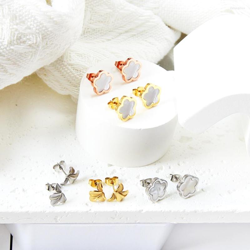 Stud Earrings 2022 In Stainless Steel For Women Trendy White Shell Flower Girls Gift Boucle Oreille Acier Inoxydable
Stud Earrings 2022 In Stainless Steel For Women Trendy White Shell Flower Girls Gift Boucle Oreille Acier Inoxydable