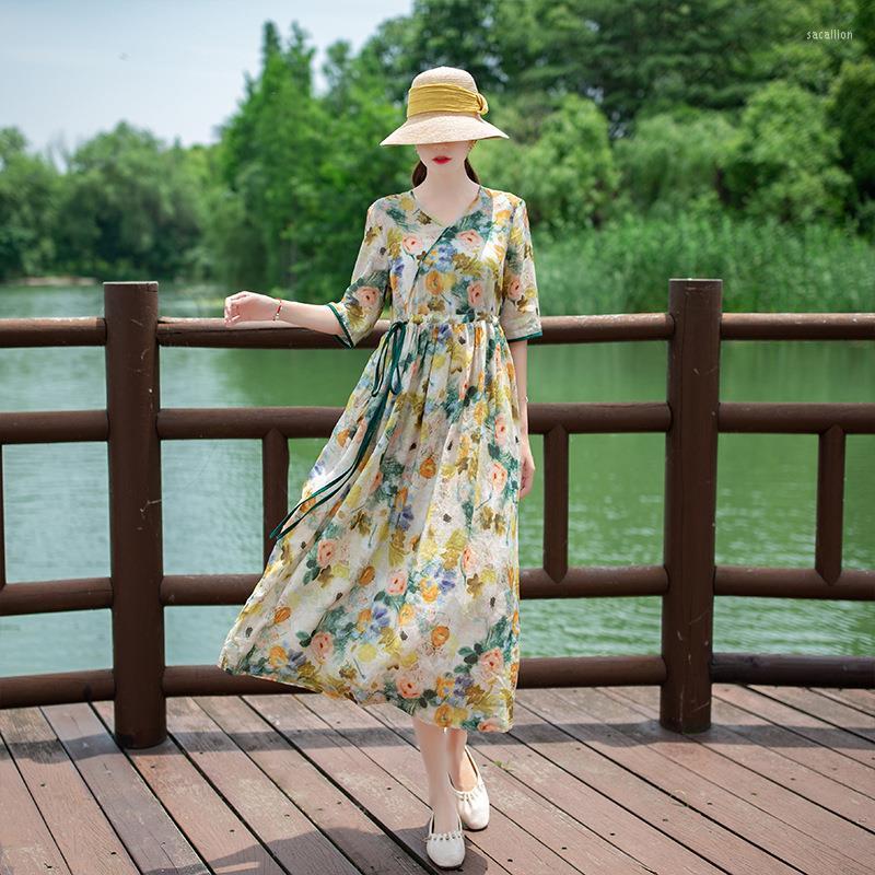Party Dresses Summer Cotton Linen For Women V-neck Loose Button Up Dress Large Size Shirt Maxi, Pink
Party Dresses Summer Cotton Linen For Women V-neck Loose Button Up Dress Large Size Shirt Maxi, Pink