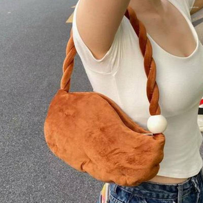 Evening Bags Designer Satchels Plush Women's Shoulder Bag Small Belt Underarm Fashion Simple Handheld Crossbody, Brown
Evening Bags Designer Satchels Plush Women's Shoulder Bag Small Belt Underarm Fashion Simple Handheld Crossbody, Brown