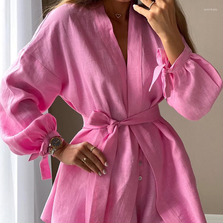 Women' Tracksuits DPSDE 2022 Summer Fashion Comfortable Solid Color Long Sleeved V-neck Shorts Belt Casual Women Two Piece Set, Blue
Women' Tracksuits DPSDE 2022 Summer Fashion Comfortable Solid Color Long Sleeved V-neck Shorts Belt Casual Women Two Piece Set, Blue