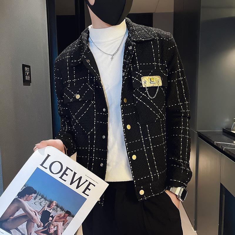 Men's Jackets 2022 Korea Brand Clothing Men Spring High Quality Casual Jacket/Male Slim Fit Fashion Lapel Plaid Leisure Coat Plus Size S-3XL, Black
Men's Jackets 2022 Korea Brand Clothing Men Spring High Quality Casual Jacket/Male Slim Fit Fashion Lapel Plaid Leisure Coat Plus Size S-3XL, Black