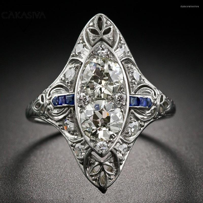 Cluster Rings Luxury Court 925 Silver Blue Gem Topaz Ring Women's Engagement Wedding Birthday Gift Jewellery
Cluster Rings Luxury Court 925 Silver Blue Gem Topaz Ring Women's Engagement Wedding Birthday Gift Jewellery