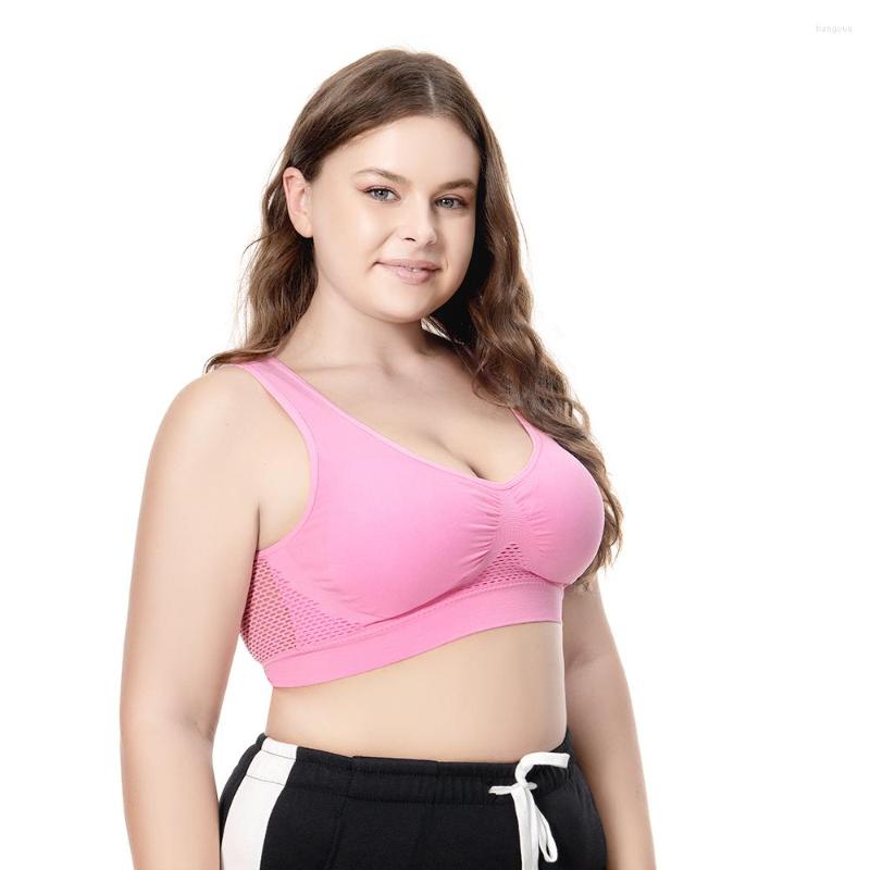 Bras S-6XL Hollow Out Women Soft Sport Bra Breathable Fitness Running Vest Sleep Underwear Padded Crop Tops Top, White(no pad)
Bras S-6XL Hollow Out Women Soft Sport Bra Breathable Fitness Running Vest Sleep Underwear Padded Crop Tops Top, White(no pad)