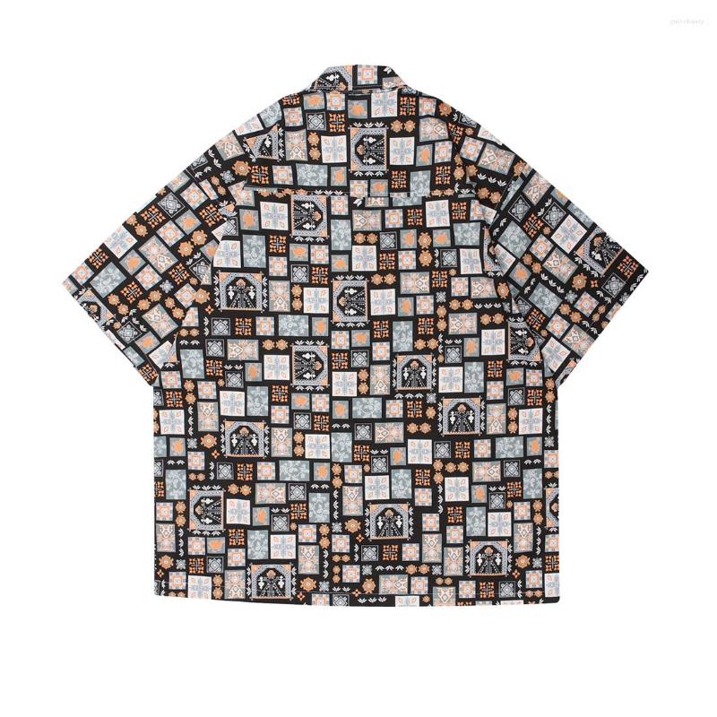Men's Casual Shirts ATSUNNY Hip Hop Tide Retro Streetwear Short-sleeved Shirt Men's Summer Street Loose Coat Fashion Harajuku Tops, Purple
Men's Casual Shirts ATSUNNY Hip Hop Tide Retro Streetwear Short-sleeved Shirt Men's Summer Street Loose Coat Fashion Harajuku Tops, Purple