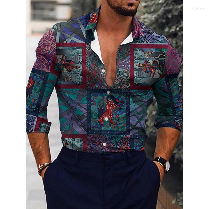Men' Casual Shirts Autumn Men Oversized Shirt Horse Riding Print Long Sleeve Tops Men' Clothing Prom Cardigan Blouses High Quality, Cx475
Men' Casual Shirts Autumn Men Oversized Shirt Horse Riding Print Long Sleeve Tops Men' Clothing Prom Cardigan Blouses High Quality, Cx475