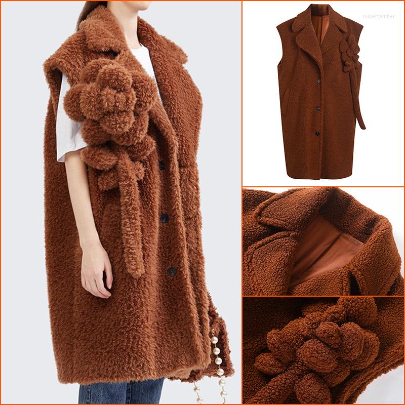 Women' Vests Medium And Long Lamb Fur Vest Women' Trend One Teddy Plush Coat In Autumn Winter 2022, Jx021 coffee
Women' Vests Medium And Long Lamb Fur Vest Women' Trend One Teddy Plush Coat In Autumn Winter 2022, Jx021 coffee