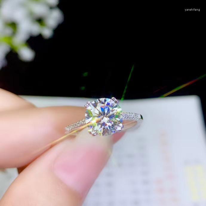 Cluster Rings Crackling Moissanite Gemstone Ring For Women Jewelry Engagement Wedding 925 Sterling Silver Birthday Year Gift
Cluster Rings Crackling Moissanite Gemstone Ring For Women Jewelry Engagement Wedding 925 Sterling Silver Birthday Year Gift