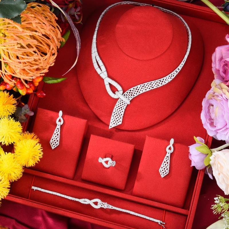 Necklace Earrings Set GODKI 4PCS Luxury Trendy Mixed Big Statement Jewelry For Women Wedding Cubic Zircon CZ African Dubai Bridal, Picture shown
Necklace Earrings Set GODKI 4PCS Luxury Trendy Mixed Big Statement Jewelry For Women Wedding Cubic Zircon CZ African Dubai Bridal, Picture shown