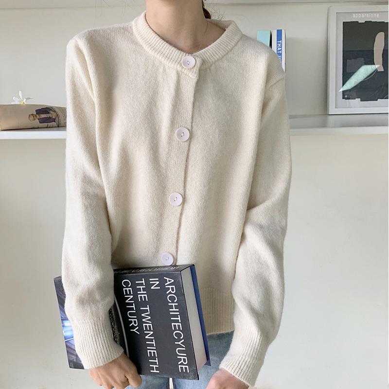 Women's Knits O-Neck Autumn Winter Sweater Long Sleeve Knit Cardigan With Buttons Solid Short Ladies For Female, Beige
Women's Knits O-Neck Autumn Winter Sweater Long Sleeve Knit Cardigan With Buttons Solid Short Ladies For Female, Beige