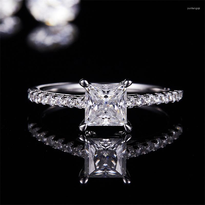 Wedding Rings Apaison 925 Sterling Silver Color 1ct Square Moissanite For Women Engagement Party Fine Jewelry With Box Wholesale
Wedding Rings Apaison 925 Sterling Silver Color 1ct Square Moissanite For Women Engagement Party Fine Jewelry With Box Wholesale