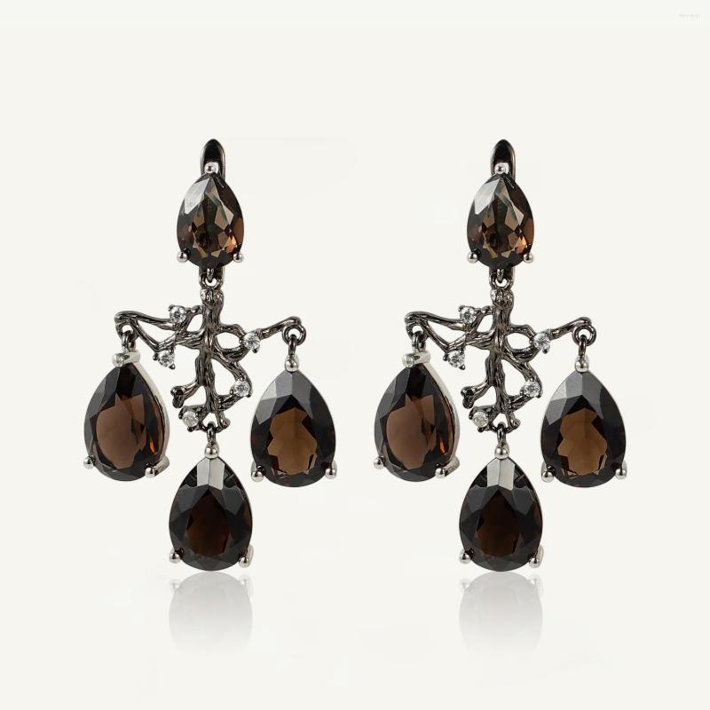 Dangle Earrings GEM'S BALLET Luxury Vintage Court Drop-shaped Design For Woman Pendant Sweet Retro Elegant Ladies Ear Accessories
Dangle Earrings GEM'S BALLET Luxury Vintage Court Drop-shaped Design For Woman Pendant Sweet Retro Elegant Ladies Ear Accessories