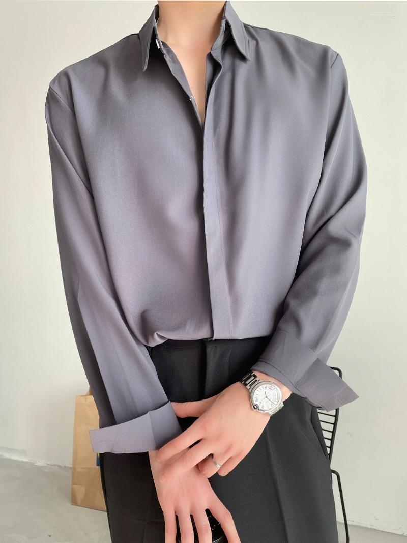 Men's Casual Shirts Summer Korean Fashion Blouses Office Men Harajuku Ice Silk Short Sleeve Loose Oversize Solid Ins Smart Tops, Amy green long
Men's Casual Shirts Summer Korean Fashion Blouses Office Men Harajuku Ice Silk Short Sleeve Loose Oversize Solid Ins Smart Tops, Amy green long