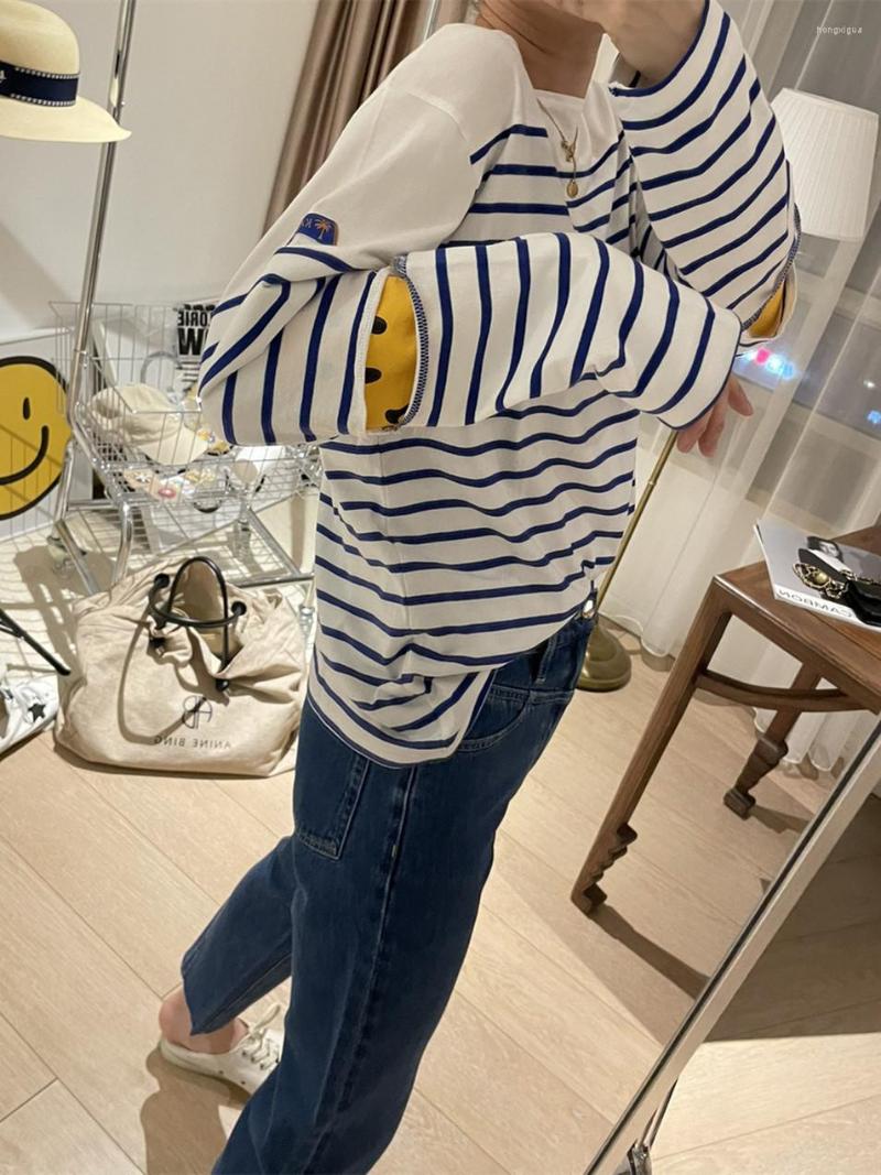 Women' T Shirts Women T-Shirt Striped Arm Slit Print Patchwork Long Sleeve O-Neck Fashion Pullover, Top
Women' T Shirts Women T-Shirt Striped Arm Slit Print Patchwork Long Sleeve O-Neck Fashion Pullover, Top