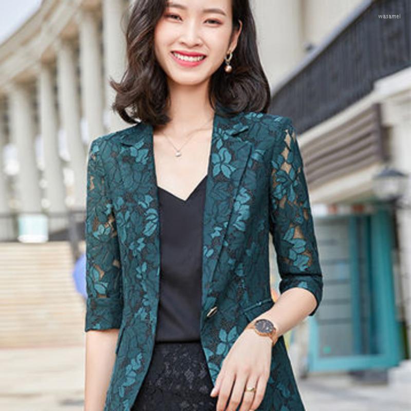 Women' Suits PEONFLY Thin Lace Suit Coat Women' Casual Loose Korean Women Half Sleeeved Office Lady Slim Fashion Single Breasted, One piece skirt
Women' Suits PEONFLY Thin Lace Suit Coat Women' Casual Loose Korean Women Half Sleeeved Office Lady Slim Fashion Single Breasted, One piece skirt