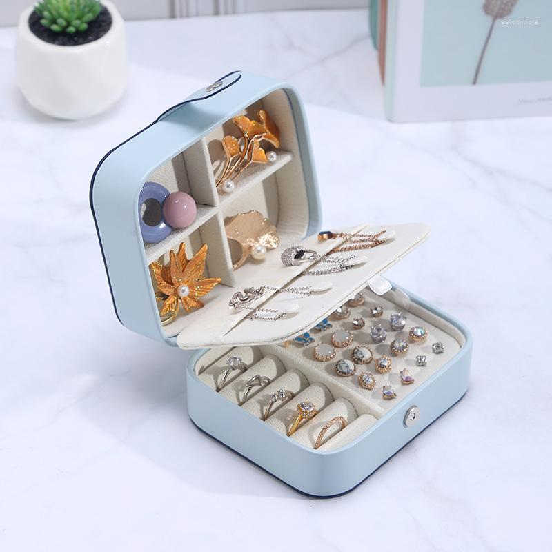Jewelry Pouches Casket Multi-grid Box Beauty Travel Makeup Storage Simple Style Organizer Colours
Jewelry Pouches Casket Multi-grid Box Beauty Travel Makeup Storage Simple Style Organizer Colours