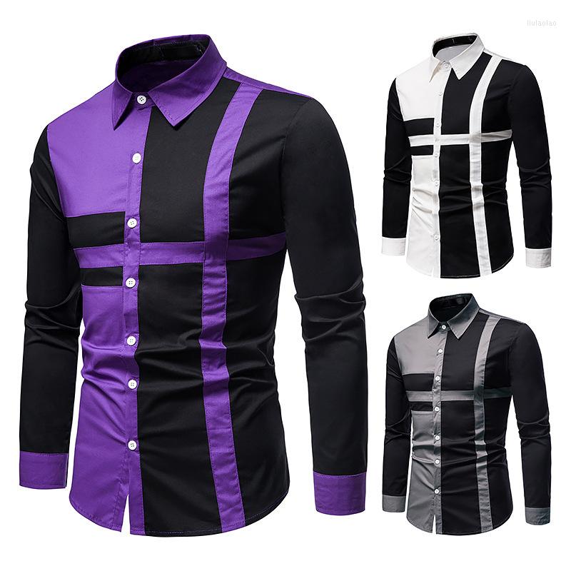 Men' Casual Shirts 2022 Hollow European Size Men' Fashion Color Splicing Asymmetric Long-sleeved Shirt Western Denim Slim Fit Social, Gray
Men' Casual Shirts 2022 Hollow European Size Men' Fashion Color Splicing Asymmetric Long-sleeved Shirt Western Denim Slim Fit Social, Gray