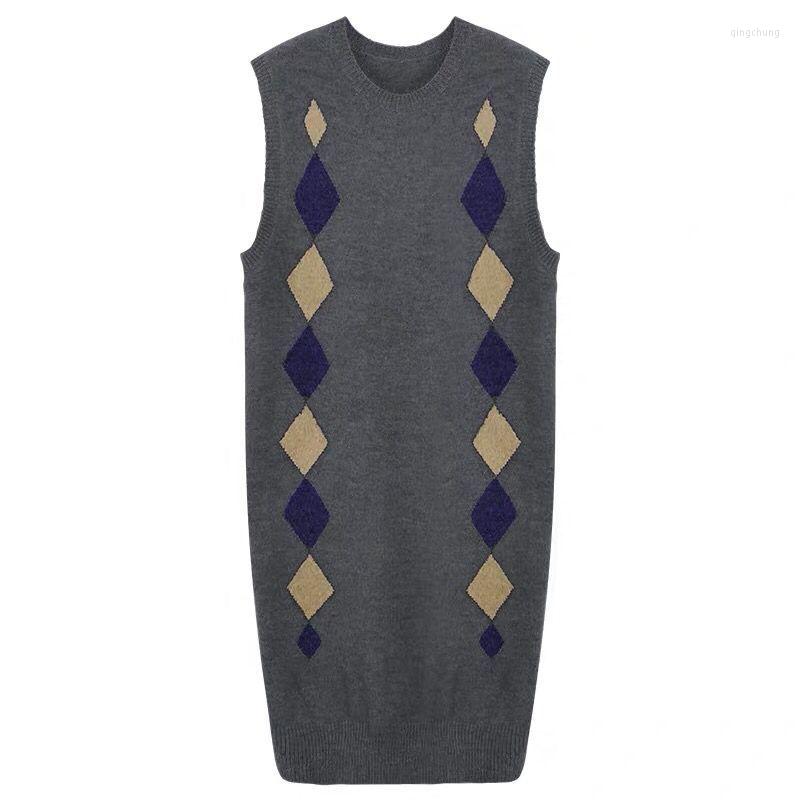 Casual Dresses 2022 Autumn Sweater Women Pullover Dress Winter Sleeveless Sweaters Knitted Womens Loose Knitting Robe Vestido T367, Gray
Casual Dresses 2022 Autumn Sweater Women Pullover Dress Winter Sleeveless Sweaters Knitted Womens Loose Knitting Robe Vestido T367, Gray